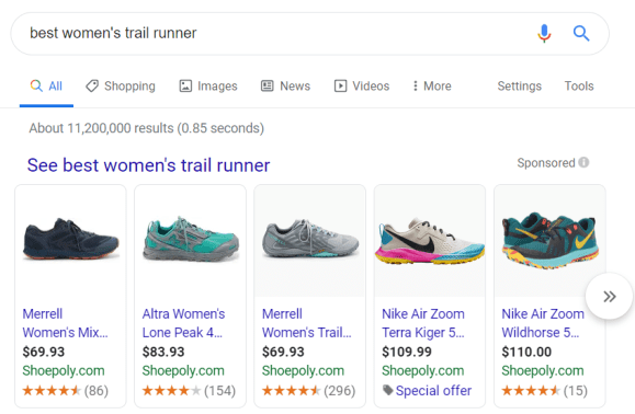 Google Shopping Dominance